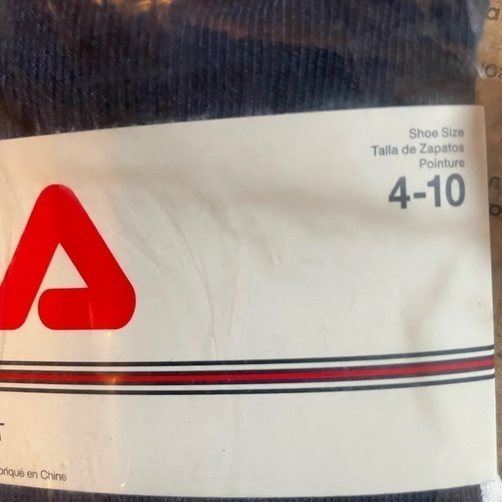 𝅺fila low cut socks 6 pack multi-colored